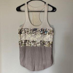 Shimmery tank top